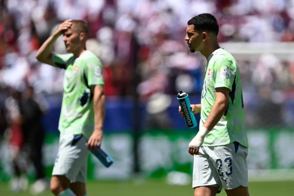 Nejevera v &scaron;vicarski ekipi po koncu tekme. Foto: AP&nbsp;