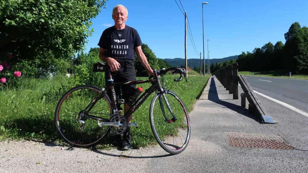 Maraton Franja, Konrad Merlak, kolesarjenje