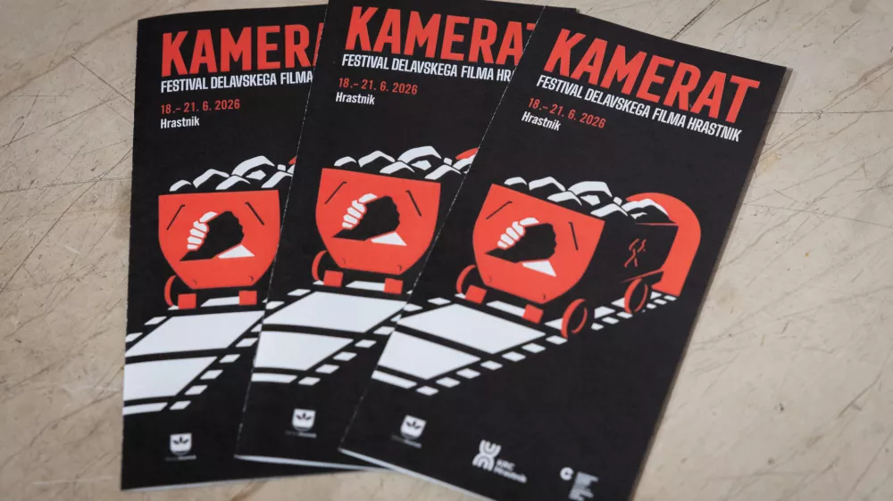 Ljubljana, Kinodvor.Druzenje z mediji pred zacetkom festivala delavskega filma Kamerat.