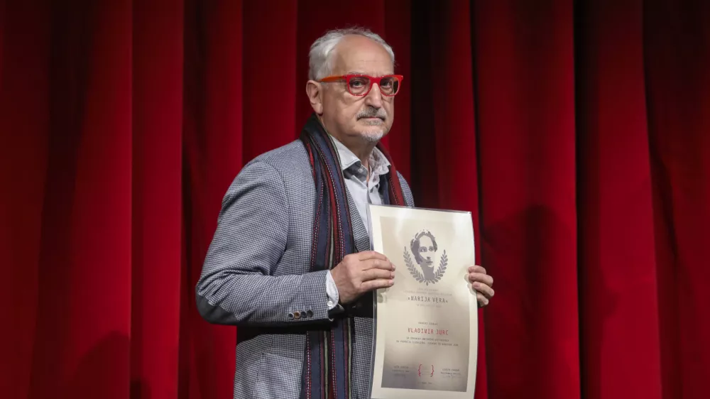 prejemnik nagrade ZDUS &raquo;Marija Vera&laquo; za življenjsko delo igralec Vladimir Jurc - 27.03.2019 - 49. Teden slovenske drame - podelitev priznanj Združenja dramskih umetnikov Slovenije (ZDUS) in prva tekmovalna predstava drame Ivana Cankarja Ob zori, režiserja Žige Divjaka //FOTO: Jaka Gasar / Foto: Jaka Gasar
