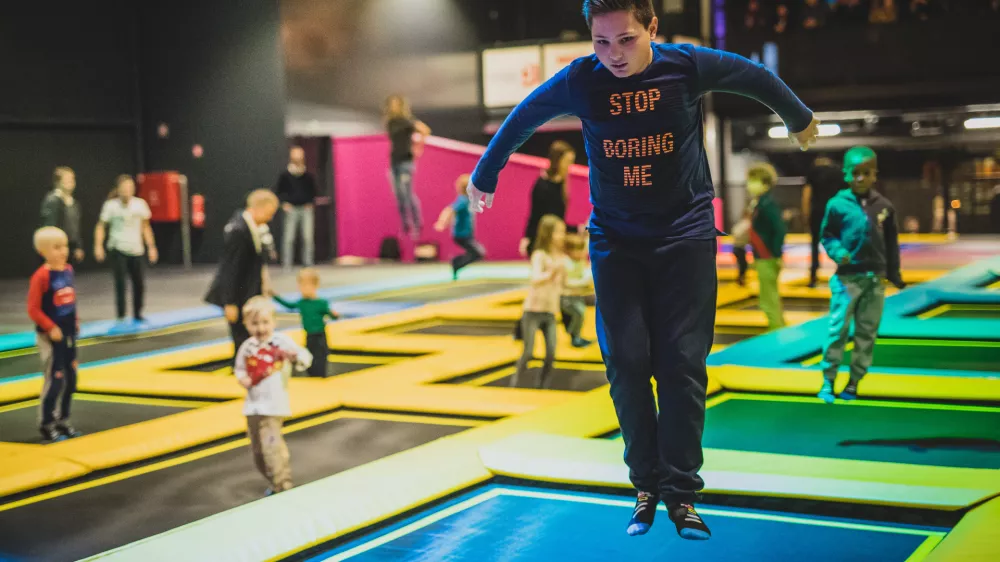 trampolin park woop ljubljana