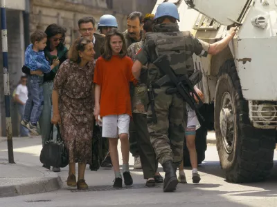 Sarajevo, vojna. Foto: Reuters