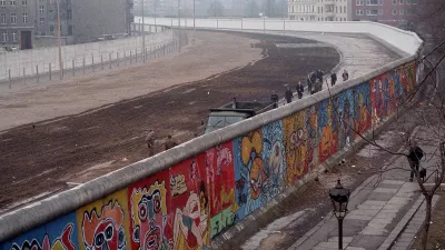 Berlinski zid pri Bethanienu leta 1986 / Foto: Wikipedija