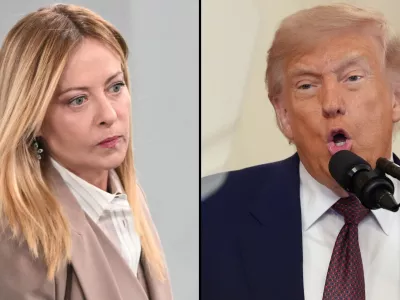 Giorgia Meloni Donald Trump