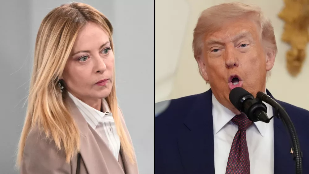 Giorgia Meloni Donald Trump
