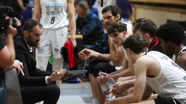 - trener Stipe Modrić,-13.12.2025. - Ko&scaron;arkarska tekma Ilirija - Budućnost v ligi ABA.//FOTO: Bojan Velikonja