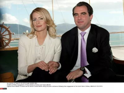 Princ Nikolas Gr&scaron;ki in Tatiana Blatnik. Foto: Profimedia