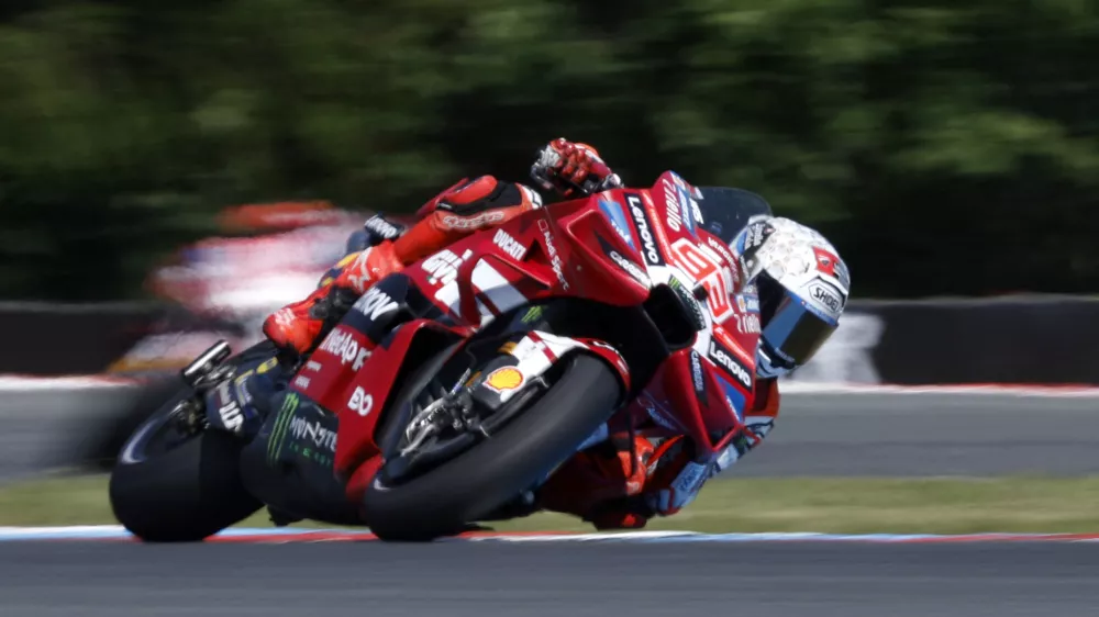 MotoGP - Czech Republic Grand Prix - Masaryk Circuit, Brno, Czech Republic - June 21, 2026 Ducati Lenovo Team's Marc Marquez in action REUTERS/David W Cerny