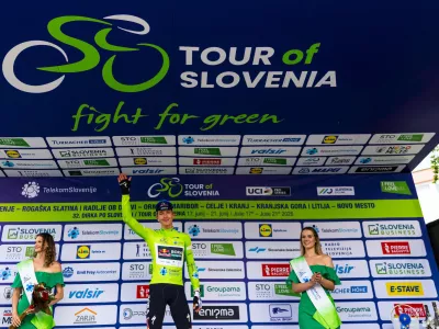 during Stage 4 of 32nd Tour of Slovenia 2026 cycling race from Kranj to Kranjska Gora (184,7 km), on June 20, 2026 in Slovenia. Photo by Matic Klansek Velej / Sportida