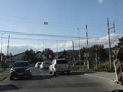 15.09.2025 - Nova prometna ureditev kri&scaron;i&scaron;če Vnanje Gorice smer PodpečFoto: Luka Cjuha
