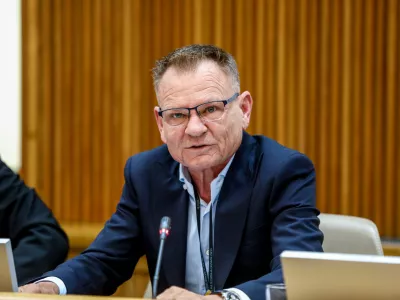 Franci Matoz2.6.2026 - predstavitev kandidata za ministra za notranje zadeve in javno upravo Francija Matoza pred pristojnim odborom DZFoto: Luka Cjuha