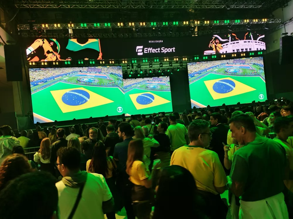 June 20, 2026, Sao Paulo, Sao Paulo, Brasil: Sao Paulo (SP), 06/19/2026 - FIFA World Cup/Fan Fest/Brazil game - The Football and Samba Festival brings together Brazilian fans to watch the Brazil vs Haiti game at Arena Mercado Livre Pacaembu on Friday night (19), with a show by Simoninha and guests.(Foto: Leandro Chemalle/Thenews2/Zumapress),Image: 1111334709, License: Rights-managed, Restrictions:, Model Release: no / Foto: Profimedia