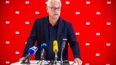 Ljubljana, Centrala SD.Novinarska konferenca SD v zvezi s povabilom k sodelovanju v partnerstvu za uspesno Slovenijo.Predsednik SD Matjaz Han.