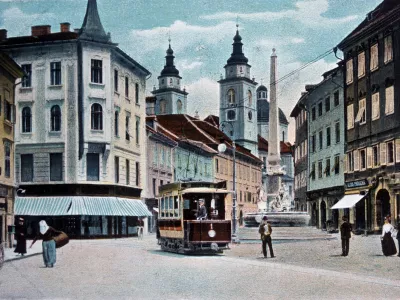 tramvaj v Ljubljani 1910