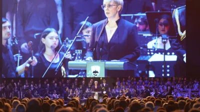 24.6.2026 - proslava dan državnosti 2026 - državna slovesnost ob 35. obletnici razglasitve samostojnosti in neodvisnosti RS, slavnostna govornika bosta predsednica republike Nataša Pirc Musar in predsednik vlade Janez Janša; Trg republikeFoto: Luka Cjuha