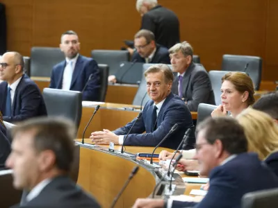 Robert Golob4.6.2026 - izredna seja DZ, na kateri bodo obravnavali listo kandidatk in kandidatov za ministrice in ministre vlade ter mandatno-volilne zadeve; DZFoto: Luka Cjuha