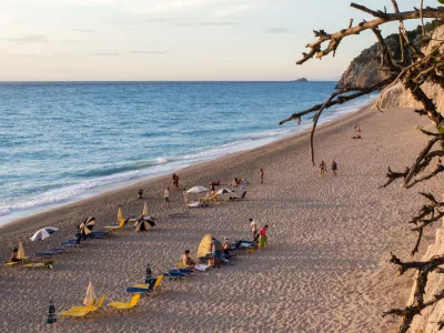 - 12.9 - 28.9.2014 - Simbolične fotografije - potovanje - Balkan, Grčija. Lefkada, plaža Egremni  //FOTO: Jaka Gasar