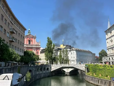požar železni&scaron;ka postaja