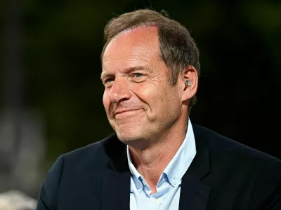 2RE0M69 Christian Prudhomme during the stage 21 of the Tour de, France.,. in Paris, France. Credit: Victor Joly/Alamy Live News