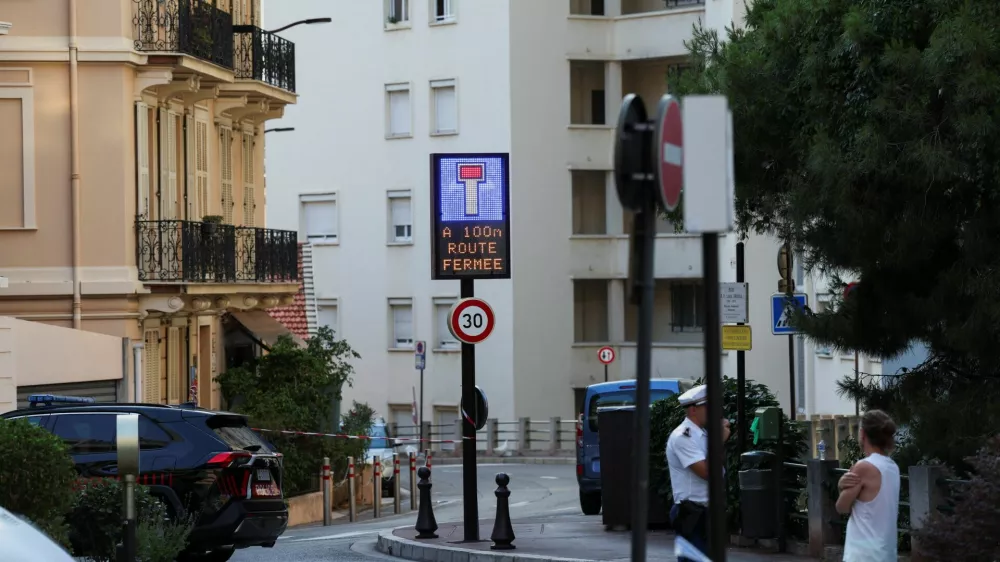 A closed street, following an explosion in Monaco, June 30, 2026. REUTERS/Alexandre Dimou
