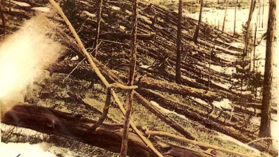 Posledice eksplozije leta 1908 v Sibiriji
