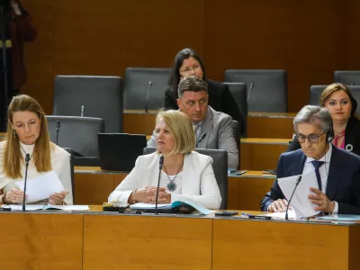 Poslanska skupina Demokrati22.5.2026 - državni zbor - izredna seja DZ, na kateri bodo obravnavali predlog za izvolitev prvaka SDS Janeza Jan&scaron;e za predsednika vlade;Foto: Luka Cjuha