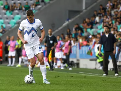 Jaka Bijol4.6.2026 - stadion Stožice - prijateljska tekma Slovenija - Ciper - nogomet slovenska reprezentanca Foto: Luka Cjuha