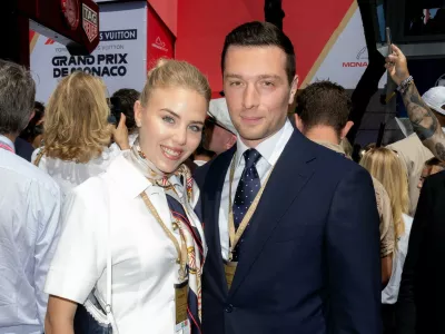 Jordan Bardella and Princess Maria Carolina of Bourbon-Two Sicilies attend the Formula 1 Grand Prix de Monaco with Maria Carolina's family.Pictured: jordan bardella,princess maria carolina of bourbon-two sicilies,Image: 1108808900, License: Rights-managed, Restrictions: -PRT, -ARG, -MEX, -PER, -ITA, -CHE, -FRA, -BEL, -ESP, Model Release: no, Pictured: jordan bardella,princess maria carolina of bourbon-two sicilies 