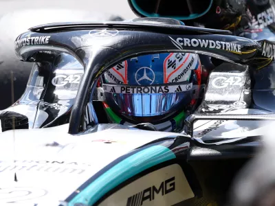 Formula One F1 - British Grand Prix - Silverstone Circuit, Silverstone, Britain - July 4, 2026 Mercedes' Andrea Kimi Antonelli after winning the sprint race REUTERS/Andrew Boyers