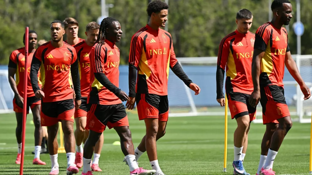 Soccer Football - FIFA World Cup 2026 - Belgium Training - Seattle Sounders FC Performance Centre and Clubhouse, Renton, Washington, U.S. - July 3, 2026 Belgium players during training IMAGN IMAGES via Reuters/Steven Bisig