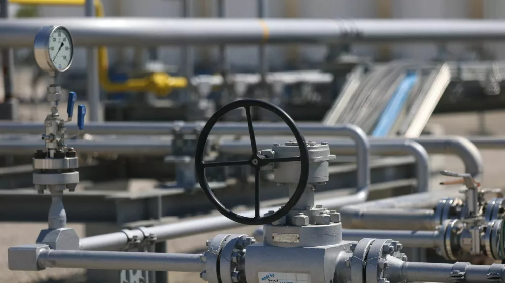 Valves and pipes of Austrian oil and gas group OMV's new gas production in Wittau gas field near Glinzendorf, Austria, May 18, 2026. REUTERS/Leonhard Foeger