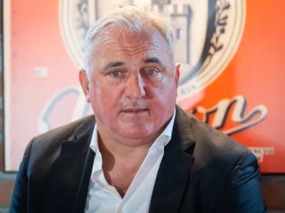 Ljubljana, Pivnica UnionMedijski dogodek Kosarkarske zveze Slovenije (KZS), na katerem so predstavili nadaljevanje partnerstva med Pivovarno Lasko Union in KZS Slovenije do konca leta 2029 ter vlogo blagovne znamke Union kot partnerja EuroBasketa 2029.Sportni direktor KZS Sasa Doncic.