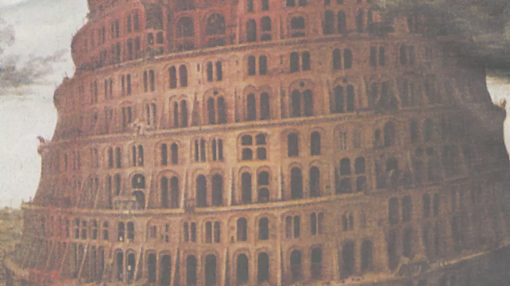 Pieter Bruegel, Slika Babilonski stolp