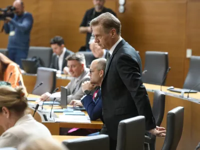 Robert Golob22.5.2026 - državni zbor - izredna seja DZ, na kateri bodo obravnavali predlog za izvolitev prvaka SDS Janeza Jan&scaron;e za predsednika vlade;Foto: Luka Cjuha