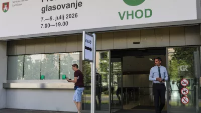- 07.07.2026. - Predčasno glasovanje za Referendum o spremenjenem parkirnem odloku. Gospodarsko razstavišče Ljubljana.//FOTO: Bojan Velikonja