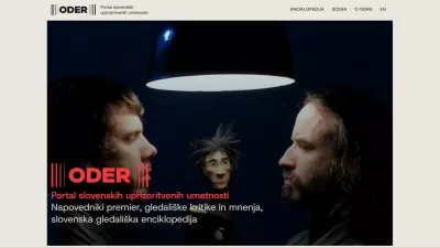 Portal Oder, naslovna stran