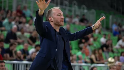- Dejan Jakara, trener Krka,- 30.05.2026.- 2. tekma finala državnega prvenstva v košarki Cedevita Olimpija - Krka.//FOTO: Bojan Velikonja