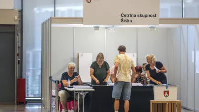 - 07.07.2026. - Predčasno glasovanje za Referendum o spremenjenem parkirnem odloku. Gospodarsko razstavi&scaron;če Ljubljana.//FOTO: Bojan Velikonja / Foto: Bojan Velikonja
