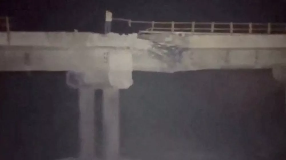 A damaged railway bridge near Aq Qala that U.S. struck last night, Aq Qala, Golestan Province, Iran, July 9, 2026 in this screen grab obtained from a social media video. Social Media/via REUTERS THIS IMAGE HAS BEEN SUPPLIED BY A THIRD PARTY. NO RESALES. NO ARCHIVES. NEWS USE ONLY. VERIFICATION LINES: - Bridge, riverbank, road, fields and relative position of the town matched satellite imagery - Date verified by Iranian state media report that a bridge near Aq Qala was struck early on July 9 - No older versions found posted online before July 9   TPX IMAGES OF THE DAY