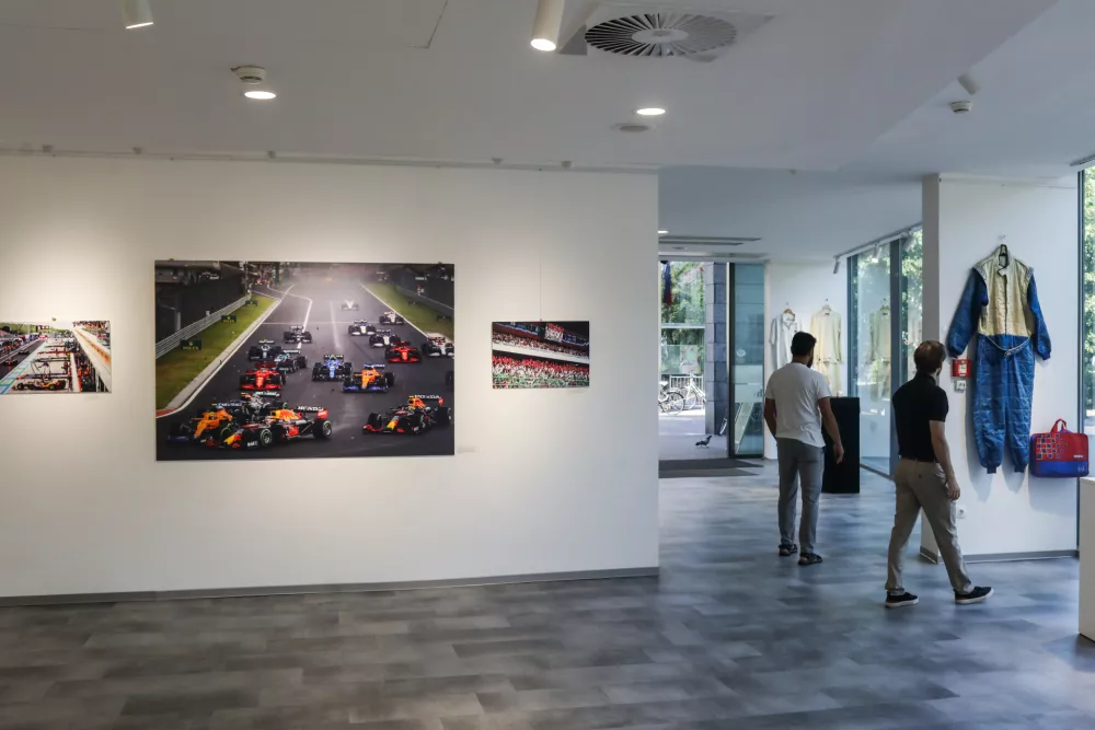 - 07.07.2026. - Razstava Hungaroring 40 - 40 let madžarske velike nagrade Formule 1 v Lisztov in&scaron;titut, Madžarski kulturni center v Ljubljani.//FOTO: Bojan Velikonja