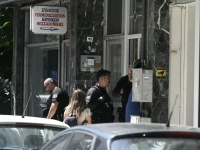 Solun, Grčija, napadi, aretacije. 10. 7. 2026. Foto: Profimedia