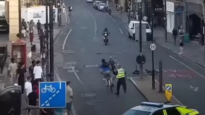 Trenutek, ko so ga prestregli. / Foto: Facebook/policing Cambridge City