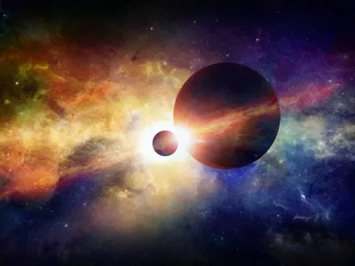 Ilustracije planetov in zvezde. Slika je ilustrativna. / Foto: Istock