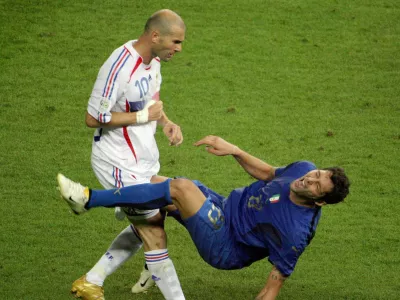 Zinedine Zidane, Marco Materazzi, Berlin, sp 2006