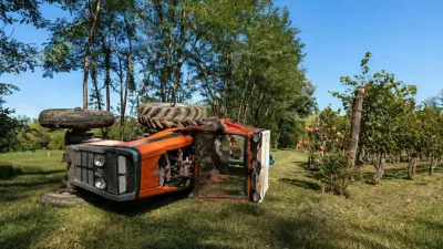 traktor nesreča