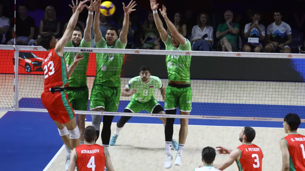 25.6.2026 - odbojka liga narodov - odbojkarska reprezentanca SlovenijeSlovenija - BolgarijaFoto: Luka Cjuha