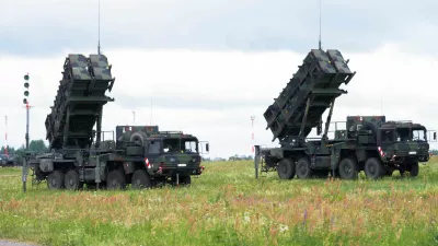 German Patriot air defence system units are seen at the Vilnius airport, ahead of a NATO summit, in Vilnius, Lithuania July 10, 2023. REUTERS/Ints Kalnins