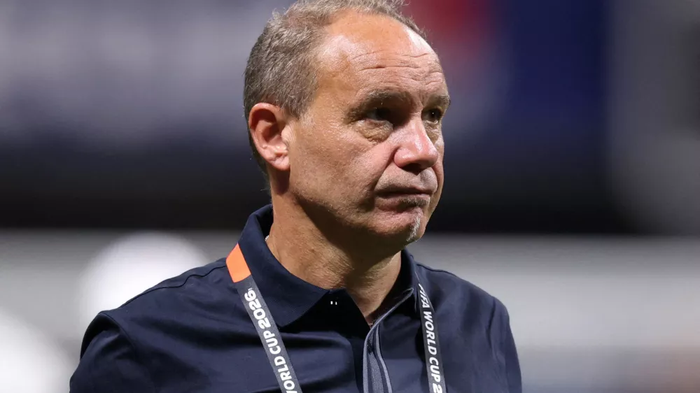 FILE PHOTO: Soccer Football - FIFA World Cup 2026 - Group C - Morocco v Haiti - Atlanta Stadium, Atlanta, Georgia, U.S. - June 24, 2026 Haiti coach Sebastien Migne looks dejected after the match IMAGN IMAGES via Reuters/Brett Davis/File Photo