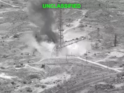 Smoke rises from an explosion at an unknown location, during what U.S. Central Command (CENTCOM) says are strikes on Iran, in this screen grab taken from a handout video released on July 15, 2026. U.S. Central Command/Handout via REUTERS THIS IMAGE HAS BEEN SUPPLIED BY A THIRD PARTY. MANDATORY CREDIT. OVERLAY AND MASKING AT SOURCE. Verification lines: - Reuters was not able to independently verify the location and the date when the video was filmed. - No earlier version of the video was found posted online before Wednesday (July 15)   TPX IMAGES OF THE DAY
