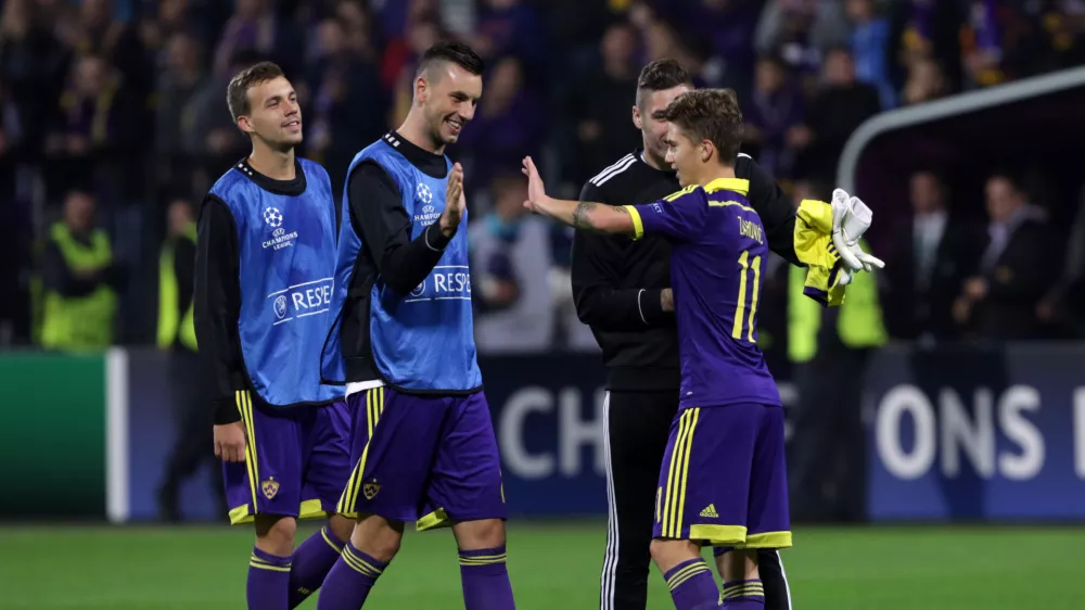 Luka Zahović- nogomet - Maribor: Sporting - 1. krog - Liga prvakov - skupina G- Nogometa&scaron;i Maribora so s Sportingom iz Lizbone igrali neodločeno 1:1 (0:0) //FOTO: Bojan Velikonja
